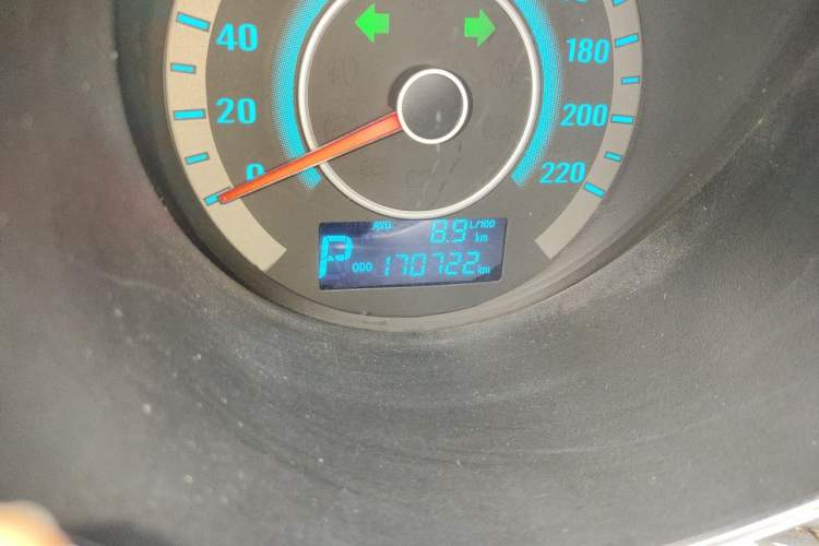 Used CHANGAN Eado 2013 1.6L Automatic Junku Model China IV Standard Odometer Close Up