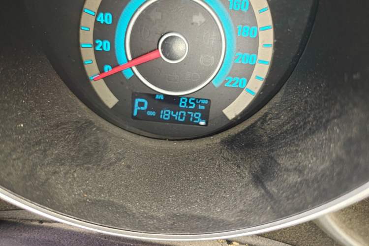 Used CHANGAN Eado 2014 1.6L Automatic Luxury Model Odometer Close Up