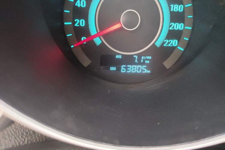 Used CHANGAN Eado 2014 1.6L Manual Luxury Model Odometer Close Up