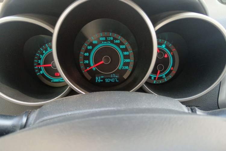 Used CHANGAN Eado 2014 1.6L Automatic Luxury Model Odometer Close Up