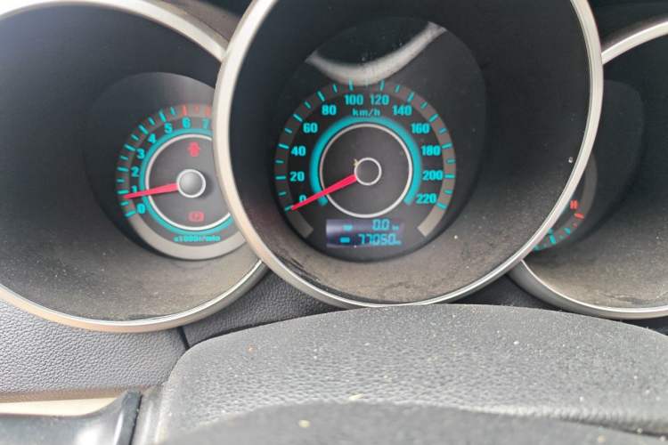 Used CHANGAN Eado 2014 1.6L Manual Luxury Model Odometer Close Up