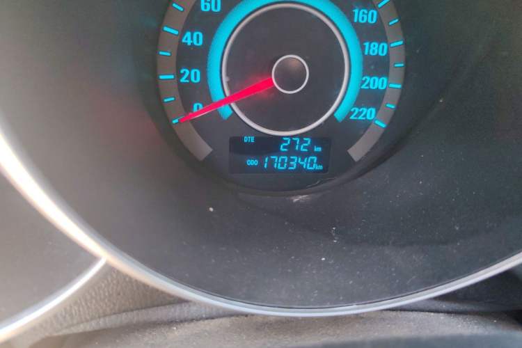 Used CHANGAN Eado 2014 1.6L Manual Luxury Model Odometer Close Up