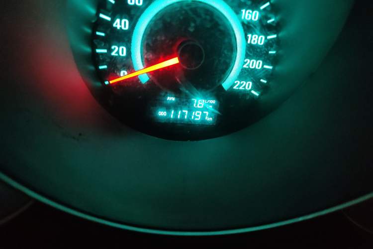 Used CHANGAN Eado 2014 1.6L Manual Luxury Model Odometer Close Up
