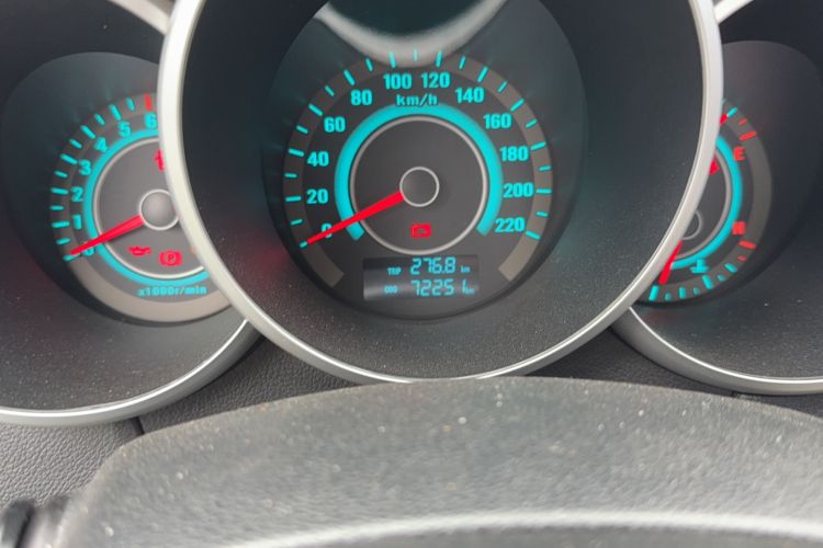 Used CHANGAN Eado 2014 1.6L Manual Luxury Model Odometer Close Up