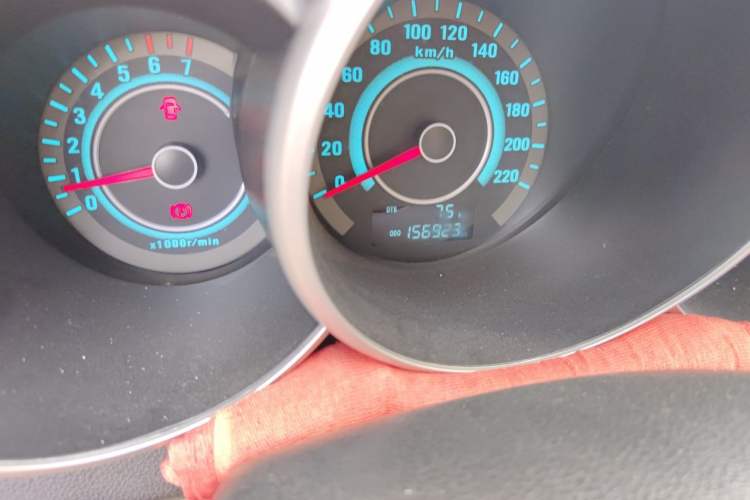 Used CHANGAN Eado 2014 1.6L Manual Elite Version Odometer Close Up