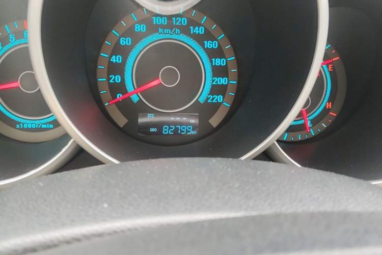 Used CHANGAN Eado 2014 1.6L Manual Luxury Model Odometer Close Up