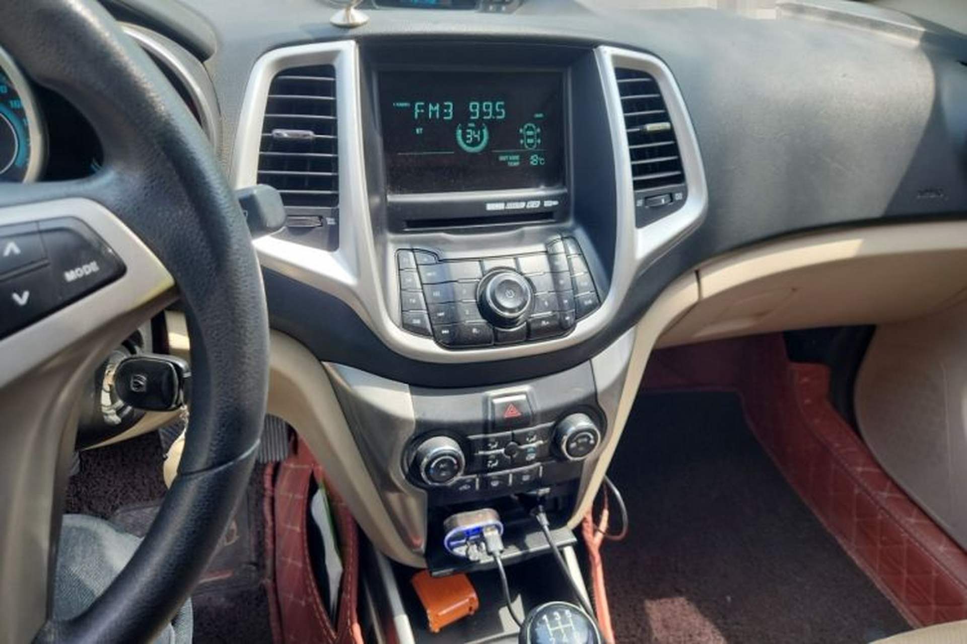 Used CHANGAN Eado 2014 1.6L Manual Luxury Model Audio And AC Panel