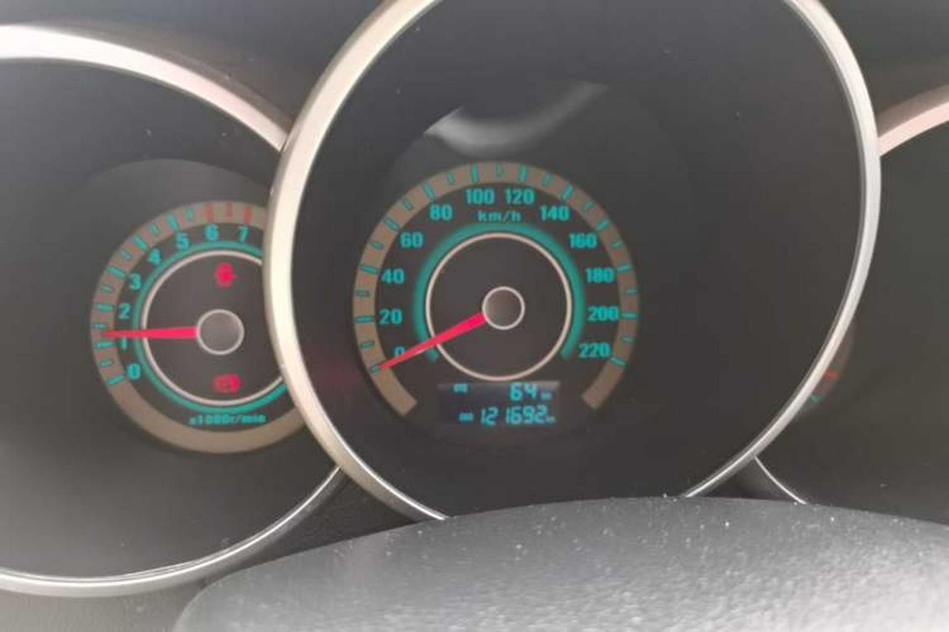 Used CHANGAN Eado 2014 1.6L Manual Luxury Model Odometer Close Up