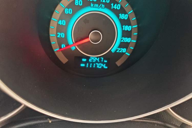 Used CHANGAN Eado 2014 1.6L Manual Luxury Model Odometer Close Up