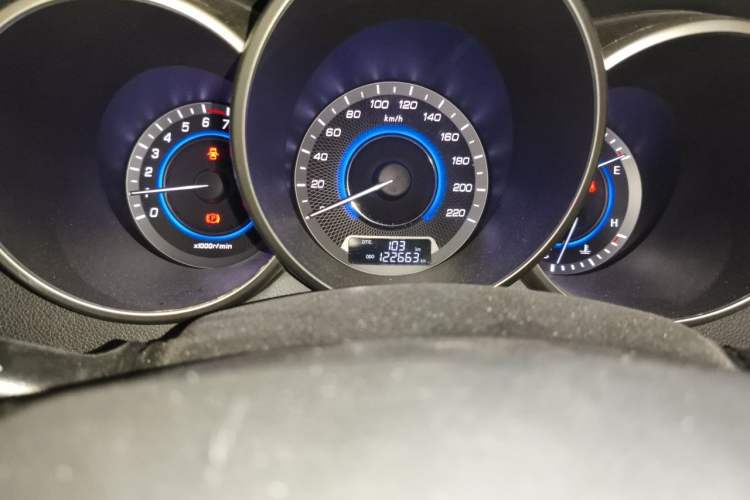 Used CHANGAN Eado 2014 1.6L Manual Luxury Model Odometer Close Up
