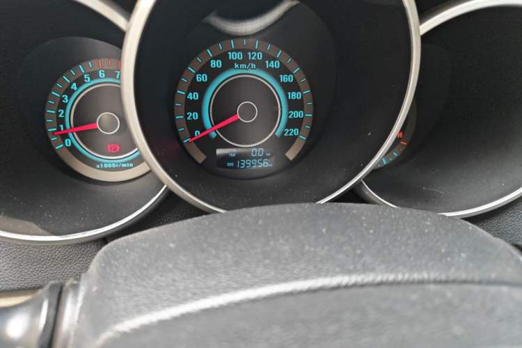 Used CHANGAN Eado 2014 1.6L Manual Luxury Model Odometer Close Up