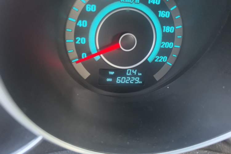 Used CHANGAN Eado 2014 1.6L Manual Luxury Model Odometer Close Up