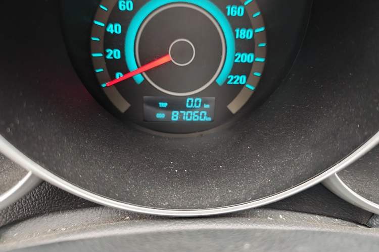 Used CHANGAN Eado  Odometer Close Up