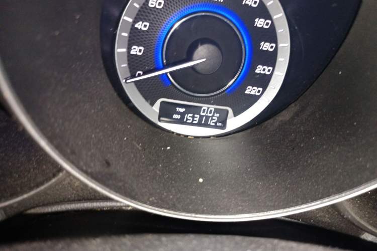 Used CHANGAN Eado 2014 1.6L Manual Luxury Model Odometer Close Up