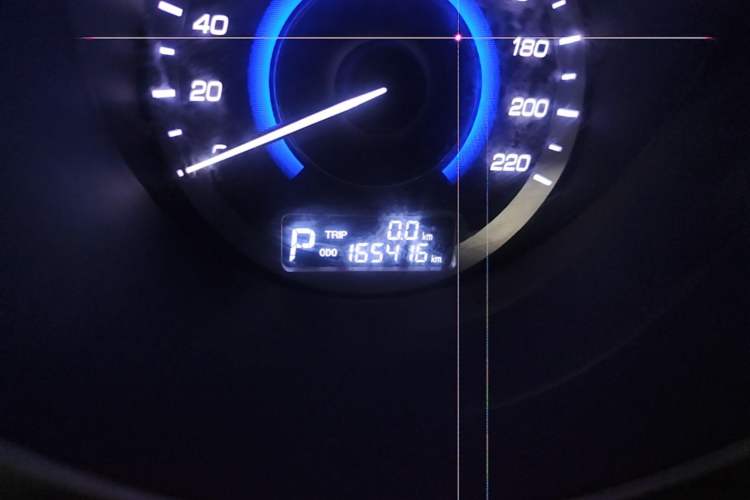 Used CHANGAN Eado 2015 1.6L Automatic Luxury Model Odometer Close Up