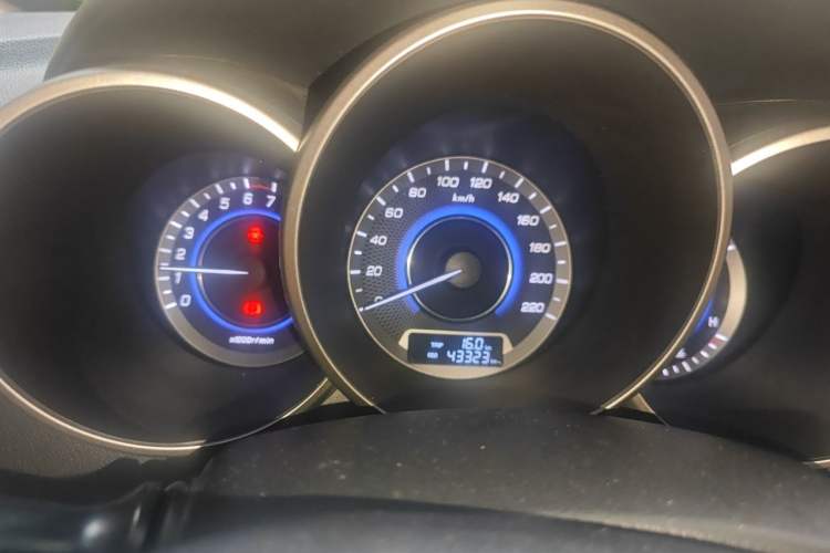 Used CHANGAN Eado 2015 1.6L Manual Flagship Model Odometer Close Up