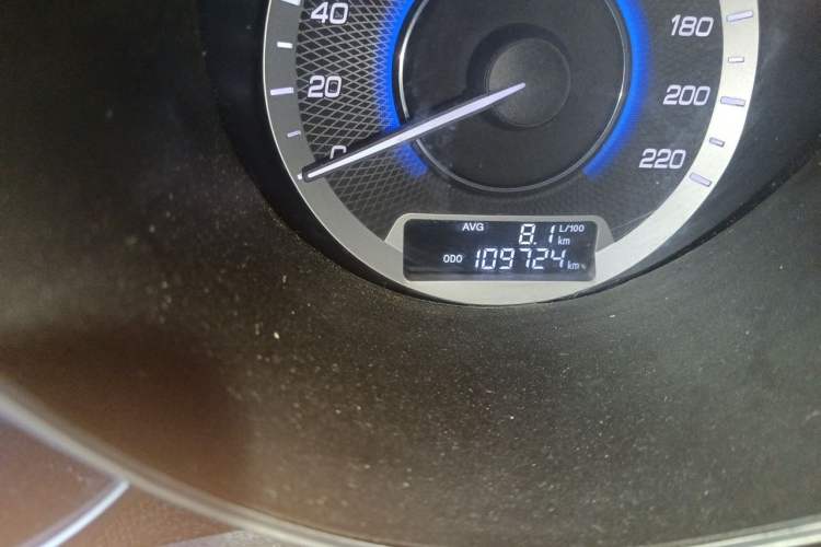 Used CHANGAN Eado 2015 1.6L Manual Flagship Model Odometer Close Up