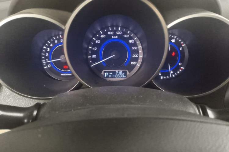 Used CHANGAN Eado 2015 1.6L Automatic Luxury Model Odometer Close Up