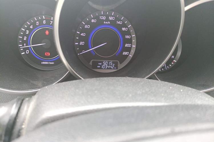 Used CHANGAN Eado 2015 1.6L Manual Junku Model China IV Standard Odometer Close Up