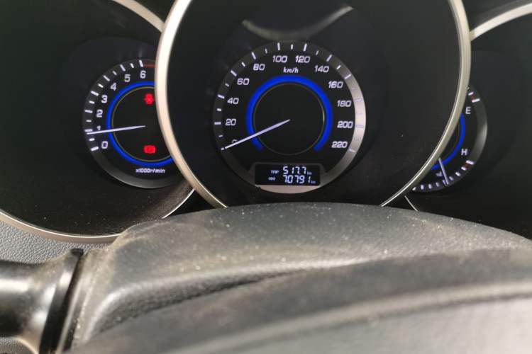 Used CHANGAN Eado  Odometer Close Up