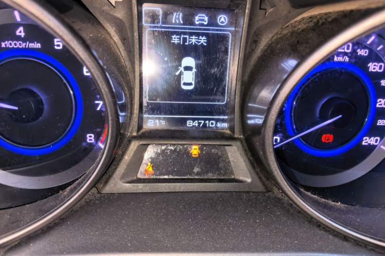Used CHANGAN Eado 2016 1.6L Manual Fashion Edition Odometer Close Up