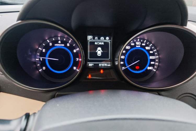 Used CHANGAN Eado 2016 1.6L Automatic Trend Model Odometer Close Up