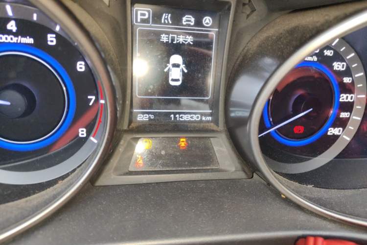 Used CHANGAN Eado 2016 1.6L Automatic Trend Model Odometer Close Up