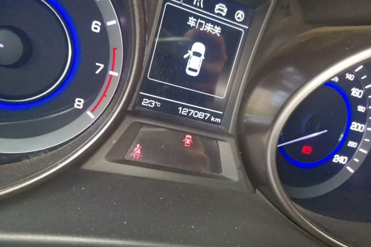 Used CHANGAN Eado 2016 1.6L Automatic Junku Model Odometer Close Up