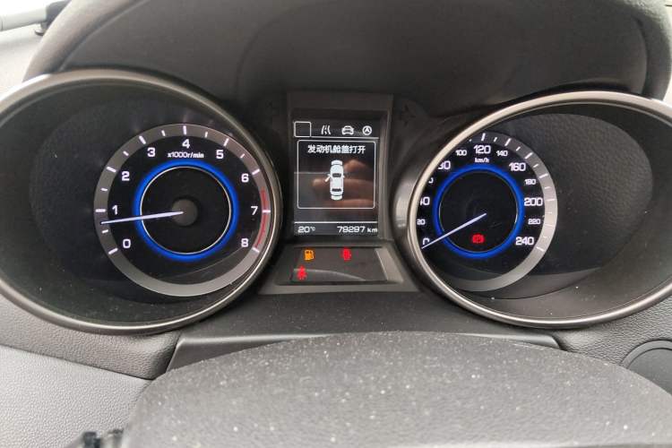 Used CHANGAN Eado 2016 1.6L Manual Junku Model Odometer Close Up