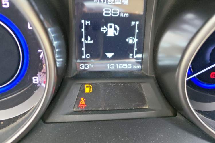 Used CHANGAN Eado 2016 1.6L Automatic Trend Model Odometer Close Up