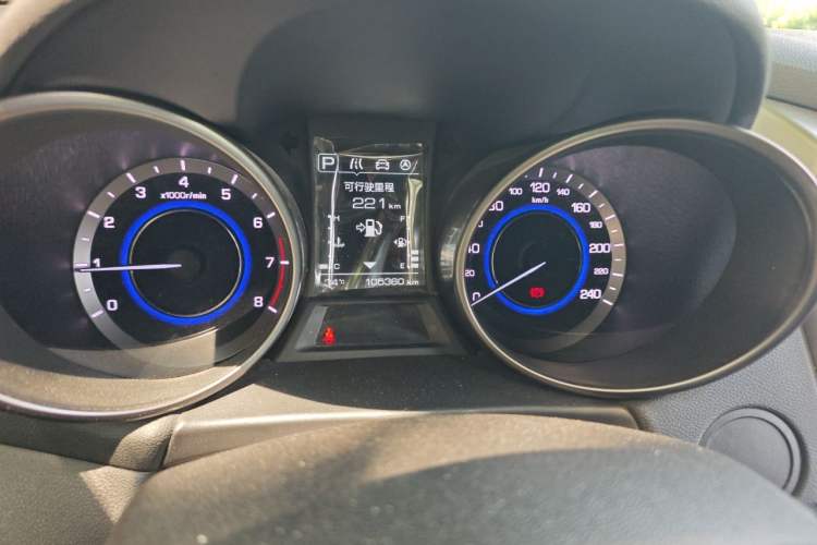 Used CHANGAN Eado 2016 1.6L Automatic Junku Model Odometer Close Up