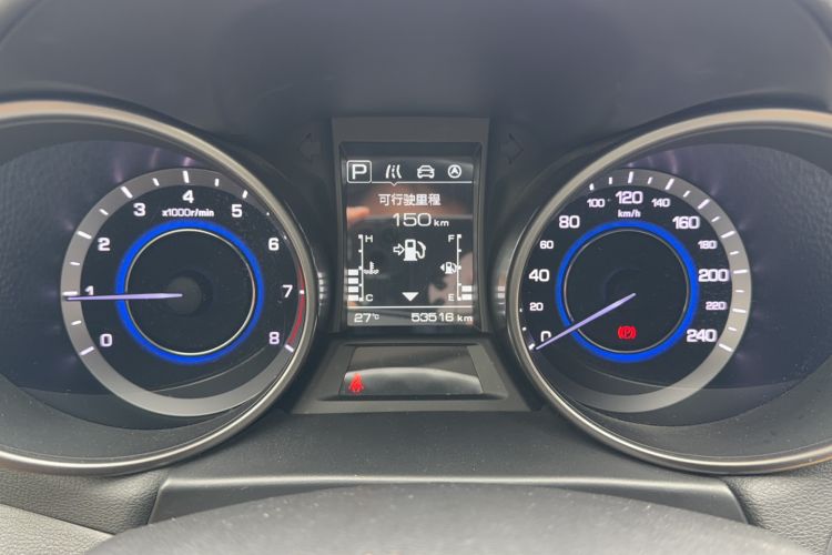Used CHANGAN Eado 2016 1.6L Automatic Trend Model Odometer Close Up