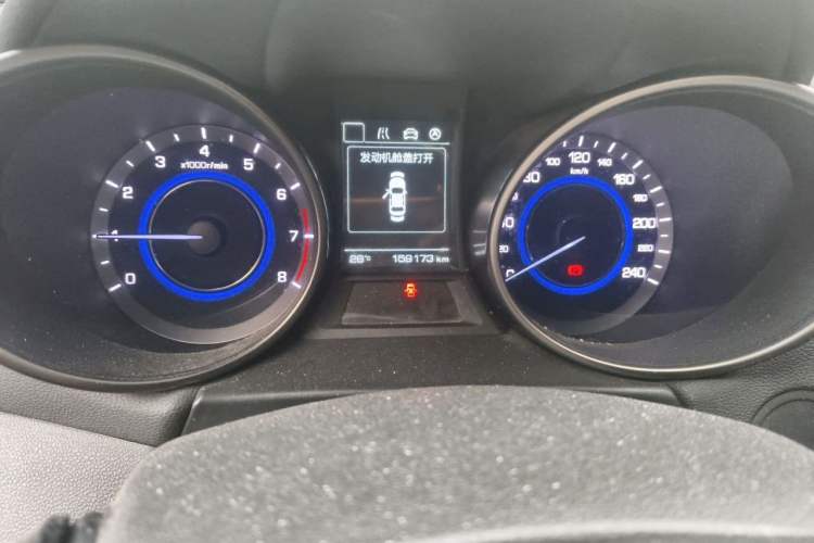Used CHANGAN Eado 2016 1.6L Manual Junku Model Odometer Close Up