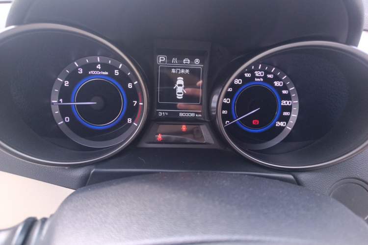 Used CHANGAN Eado 2016 1.6L Automatic Trend Model Odometer Close Up