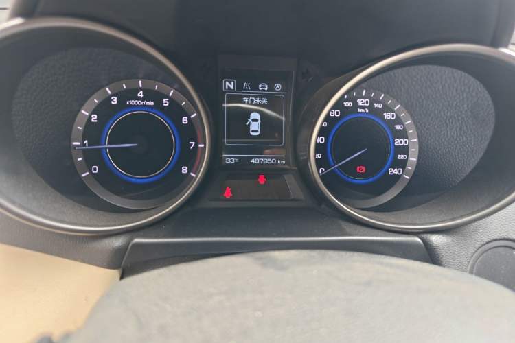 Used CHANGAN Eado 2016 1.6L Automatic Trend Model Odometer Close Up