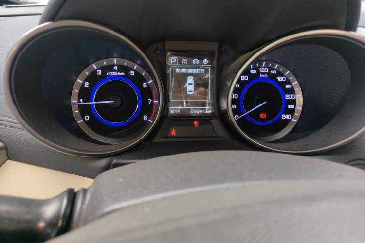 Used CHANGAN Eado 2016 1.6L Automatic Trend Model Odometer Close Up
