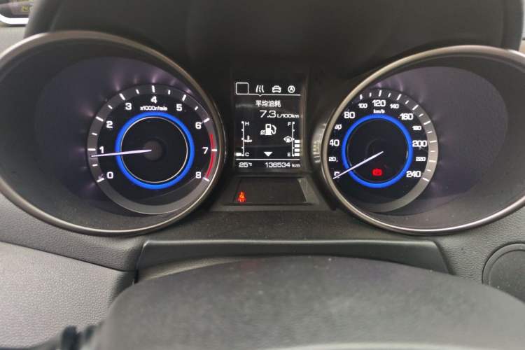 Used CHANGAN Eado 2016 1.6L GDI Manual Cool Edition Odometer Close Up