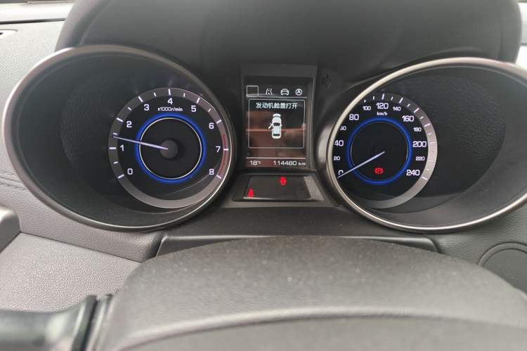 Used CHANGAN Eado 2016 1.6L Manual Fashion Edition Odometer Close Up