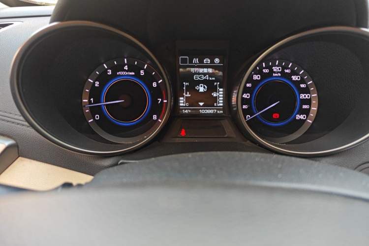 Used CHANGAN Eado 2016 1.6L Manual Fashion Edition Odometer Close Up