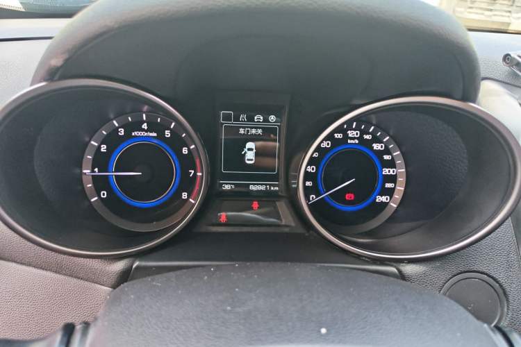 Used CHANGAN Eado 2016 1.6L Manual Junku Model Odometer Close Up
