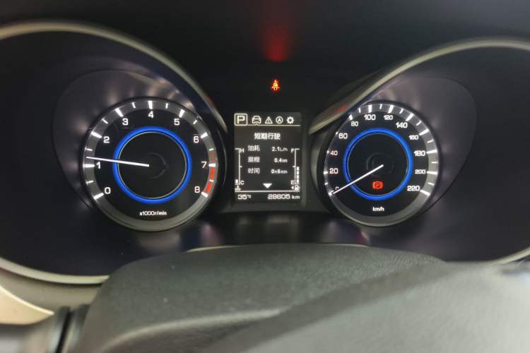 Used CHANGAN Eado 2018 1.6L GDI Automatic Fashion Edition Odometer Close Up