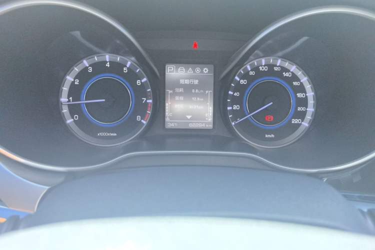 Used CHANGAN Eado 2018 1.6L GDI Automatic Fashion Edition Odometer Close Up
