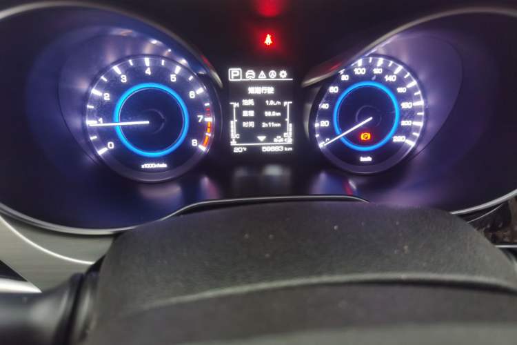 Used CHANGAN Eado 2018 High-Energy Edition 1.6L GDI Automatic Zhenfeng Model China V Standard Odometer Close Up