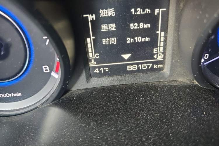 Used CHANGAN Eado 2018 1.6L GDI Manual LingShang Model Odometer Close Up