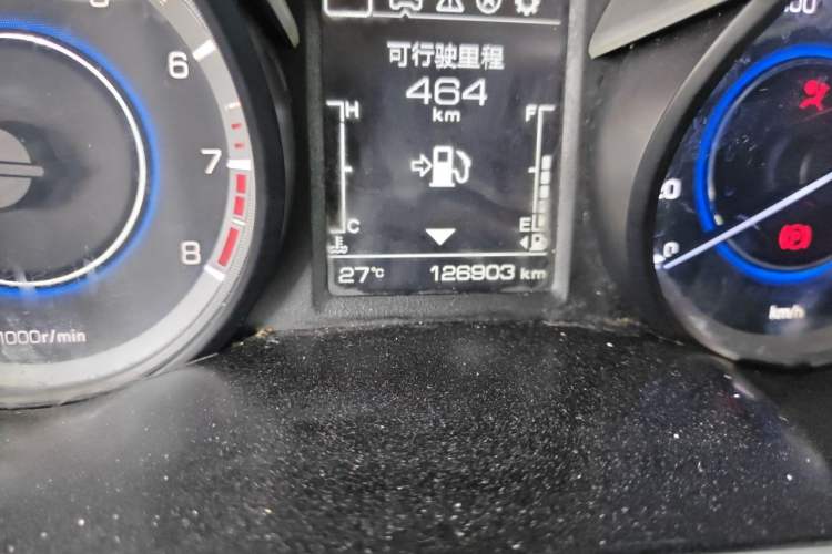 Used CHANGAN Eado 2018 1.6L GDI Manual LingShang Model Odometer Close Up