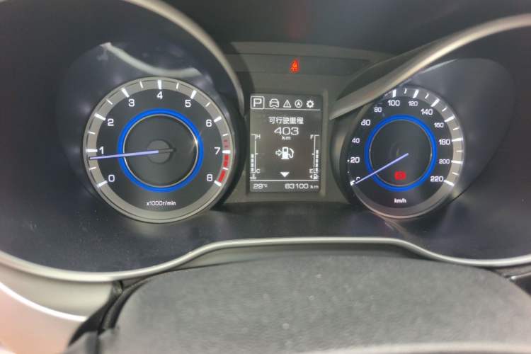 Used CHANGAN Eado 2018 1.6L GDI Automatic Fashion Edition Odometer Close Up