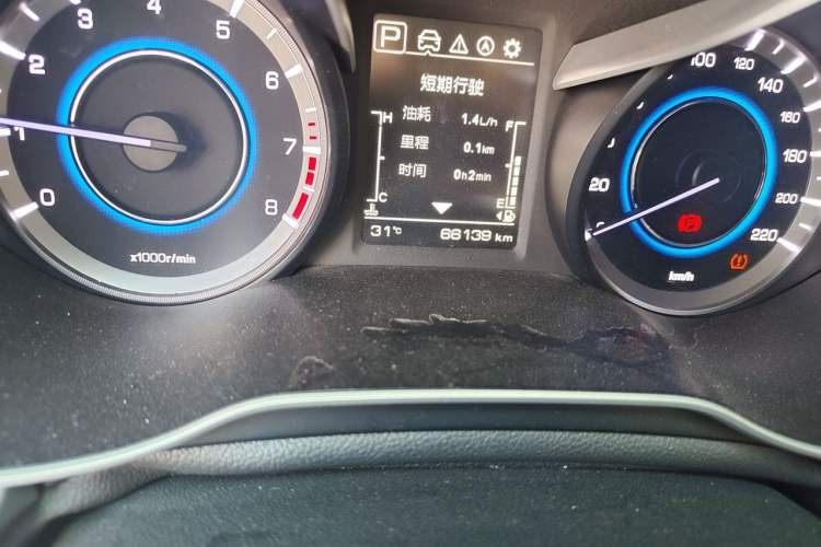 Used CHANGAN Eado 2018 1.6L GDI Automatic LingShang Model Odometer Close Up
