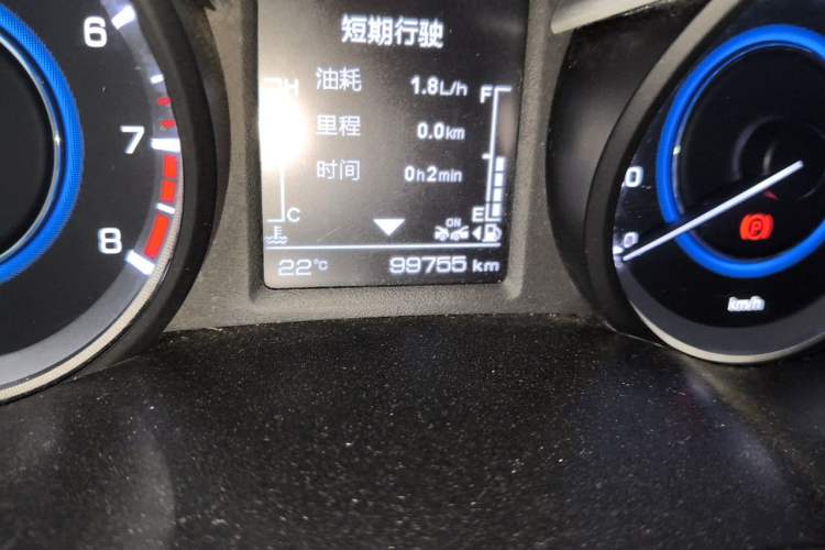 Used CHANGAN Eado 2018 High-Energy Edition 1.6L GDI Automatic Pioneer Model China V Standard Odometer Close Up
