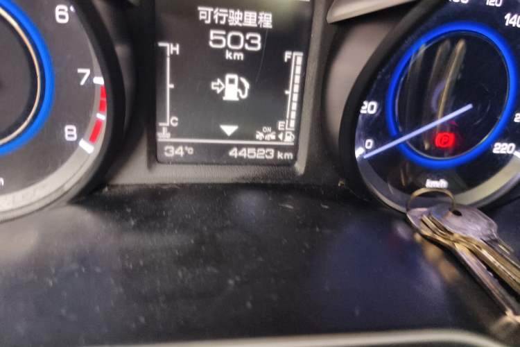 Used CHANGAN Eado 2018 High-Energy Edition 1.6L GDI Automatic Pioneer Model China V Standard Odometer Close Up