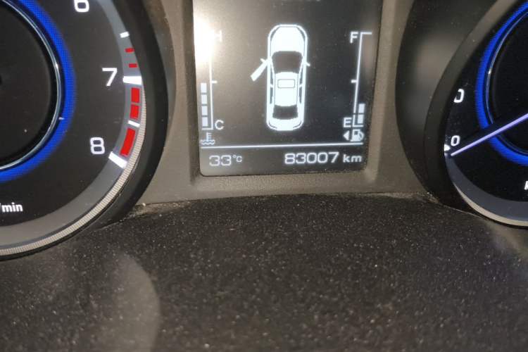 Used CHANGAN Eado 2018 1.6L GDI Automatic Fashion Edition Odometer Close Up